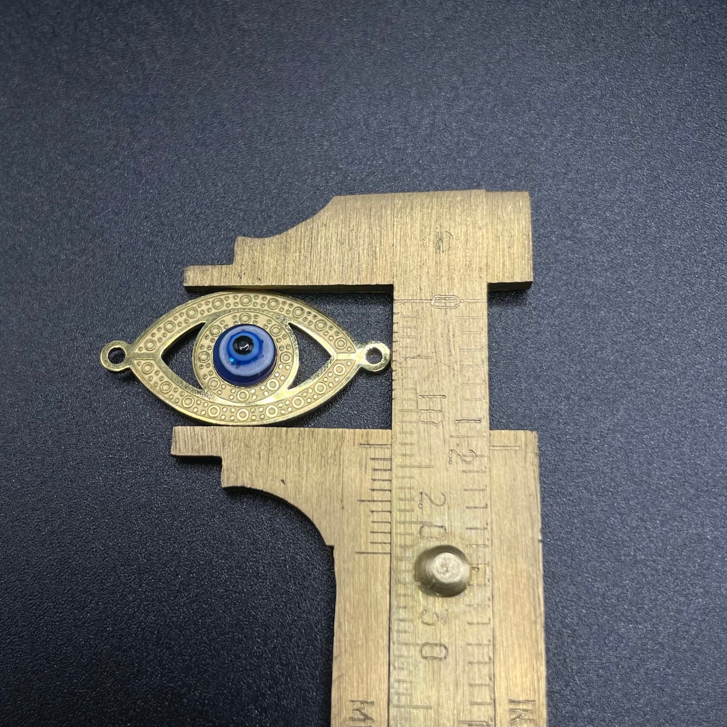Stainless Steel Evil Eye Bracelet Connector