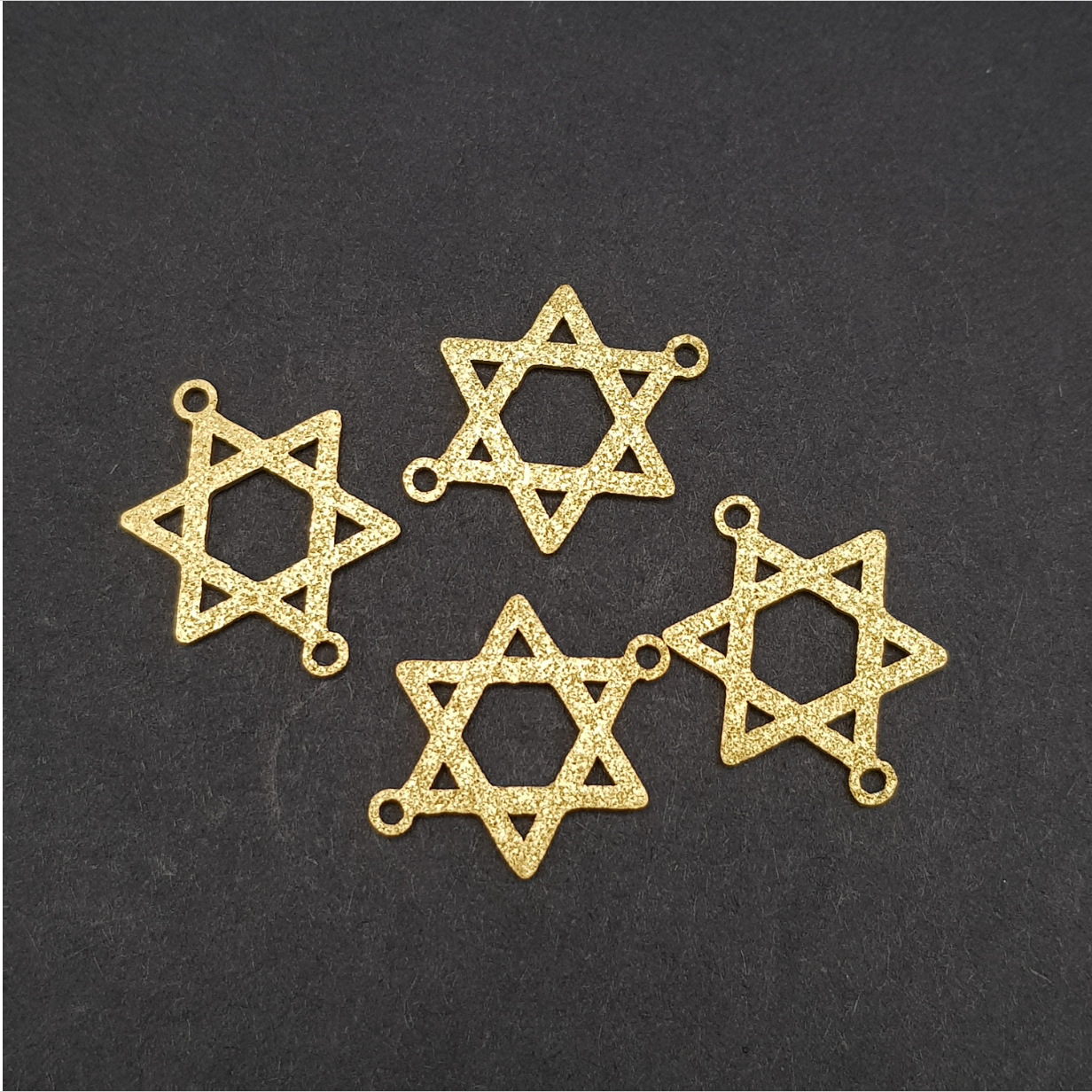 Star of David Stainless Steel Bracelet Connector Charm
