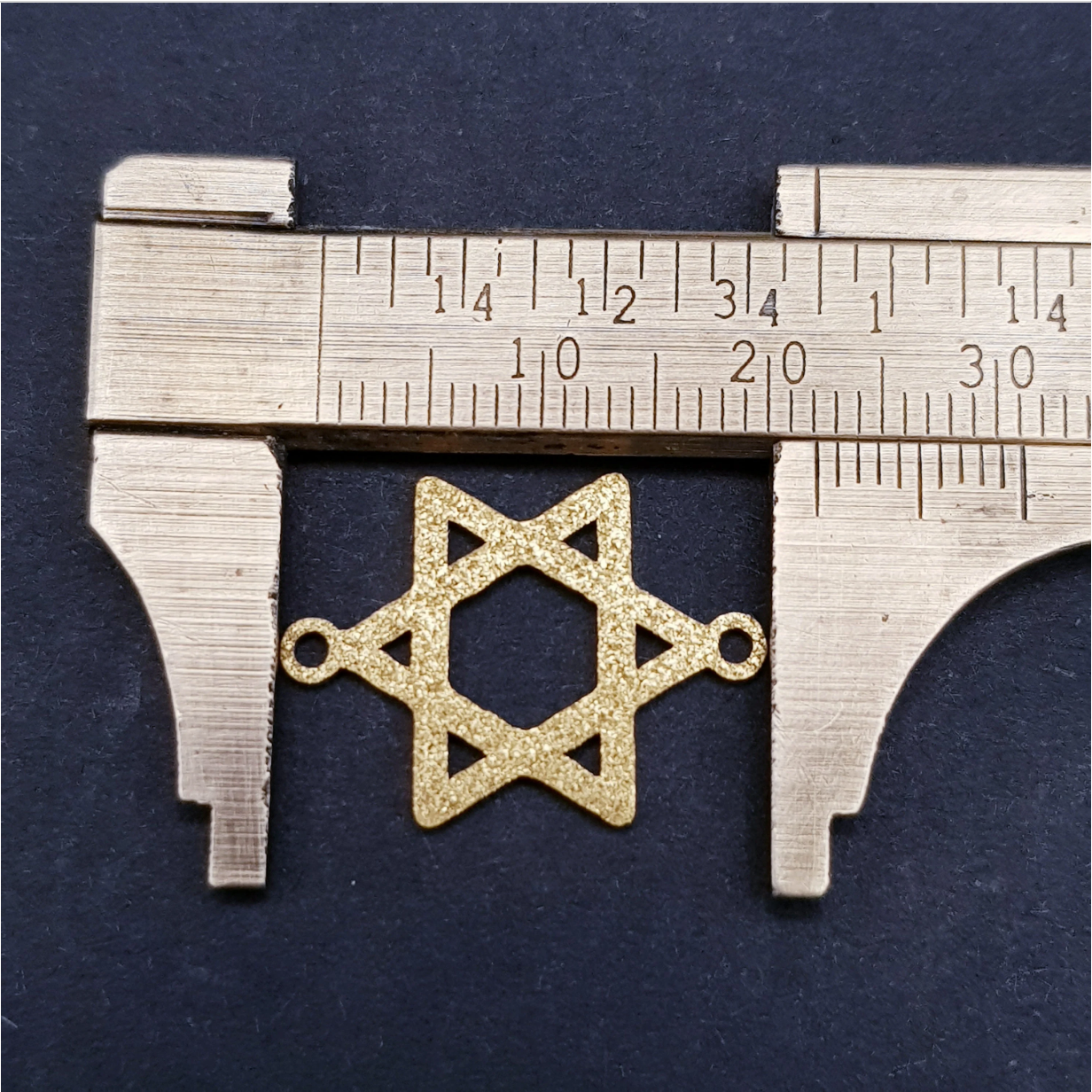 Star of David Stainless Steel Bracelet Connector Charm