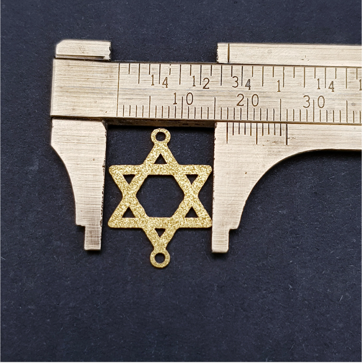 Star of David Stainless Steel Bracelet Connector Charm