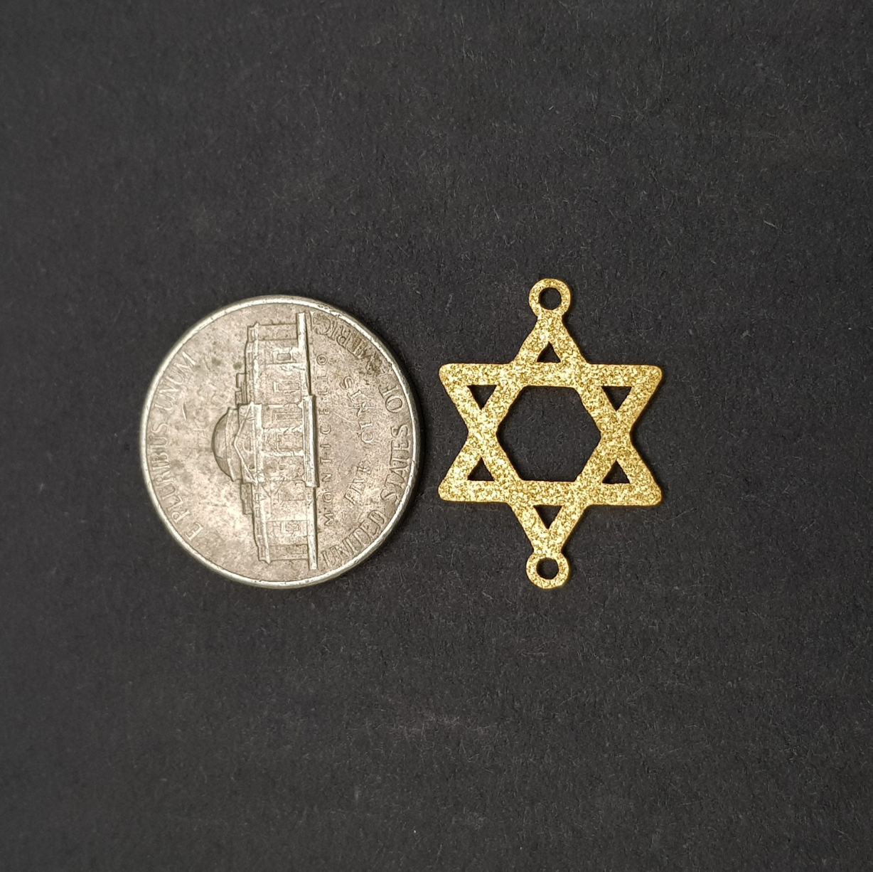 Star of David Stainless Steel Bracelet Connector Charm
