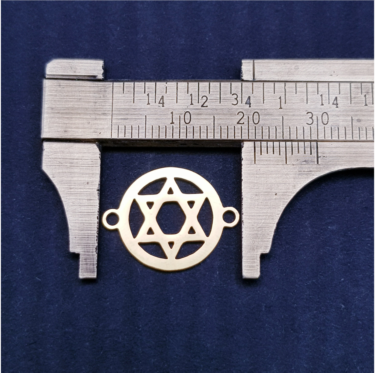 Star of David Stainless Steel Bracelet Connector Charm
