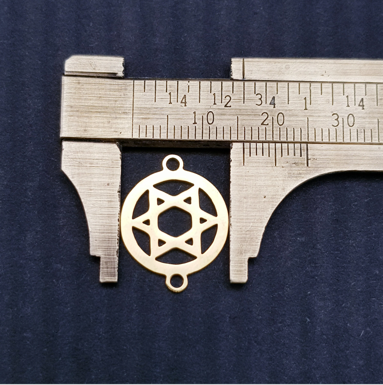 Star of David Stainless Steel Bracelet Connector Charm