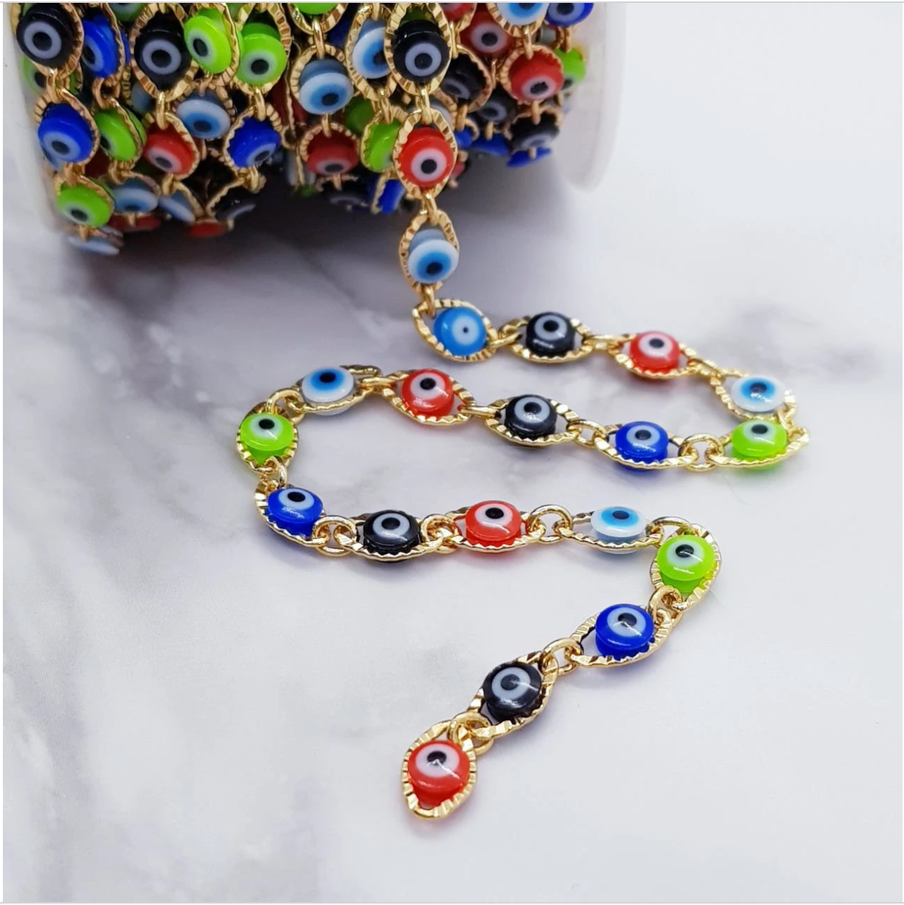 Evil Eye Cooper Chain