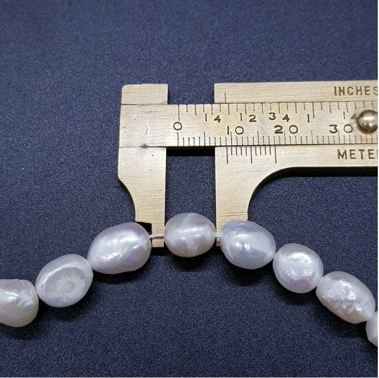 9-10mm Natural Freshwater Pearl Beads Potatoe Shape 160904