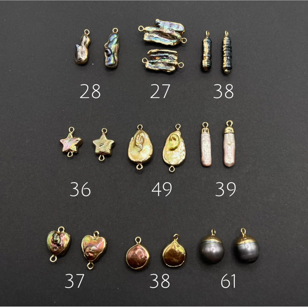 Colored Fresh Water Pearl Charms