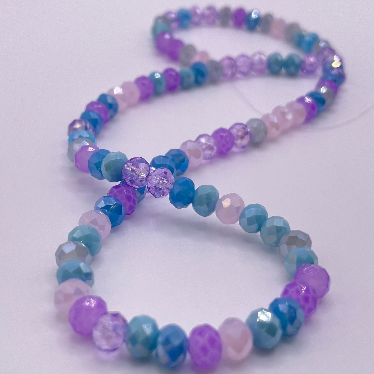 PeriwinkleColors Glass Rondelle Beads 3mm 4mm 6mm